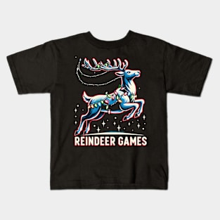 Reindeer Games - Festive Leap Kids T-Shirt